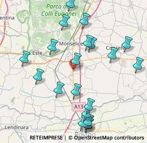 Mappa Via Palladio, 35047 Solesino PD, Italia (9.2)