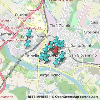 Mappa Largo Panizza, 27100 Pavia PV, Italia (0.5055)