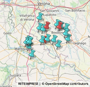 Mappa Trav. Via Burgan, 37060 Sorgà VR, Italia (10.9275)
