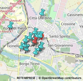 Mappa Piazza Collegio Cairoli, 27100 Pavia PV, Italia (0.685)