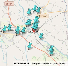 Mappa Via della Pace, 37045 Legnago VR, Italia (3.3375)