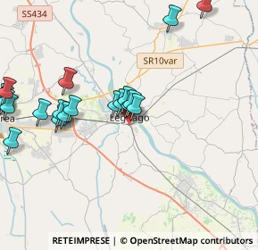 Mappa Via della Pace, 37045 Legnago VR, Italia (4.5115)