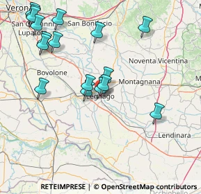 Mappa Via della Pace, 37045 Legnago VR, Italia (17.77647)