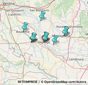 Mappa Via della Pace, 37045 Legnago VR, Italia (8.73818)