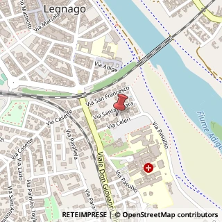 Mappa Via Caduti del Lavoro, 9, 37049 Legnago, Verona (Veneto)
