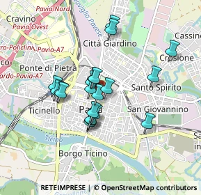 Mappa Via S. Donnino, 27100 Pavia PV, Italia (0.692)