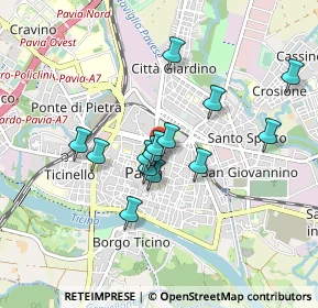 Mappa Via del Teatro, 27100 Pavia PV, Italia (0.71143)