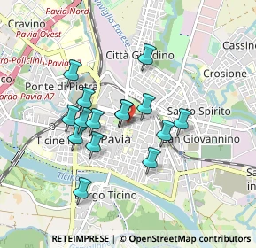 Mappa Via S. Donnino, 27100 Pavia PV, Italia (0.72467)