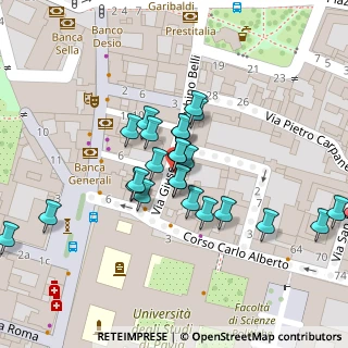 Mappa Via del Teatro, 27100 Pavia PV, Italia (0.03077)