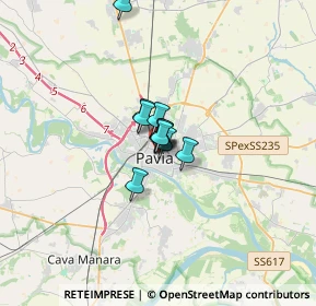 Mappa Via S. Donnino, 27100 Pavia PV, Italia (1.39636)