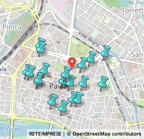 Mappa Via del Teatro, 27100 Pavia PV, Italia (0.439)