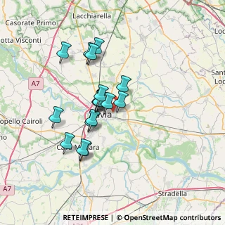 Mappa Via Cascina Spelta, 27100 Pavia PV, Italia (5.54167)