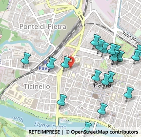 Mappa Via Palestro 3 Amministrativo, 27100 Pavia PV, Italia (0.592)