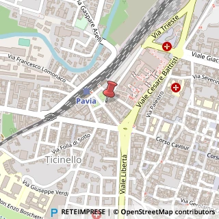 Mappa Viale Trieste, 2, 27100 Pavia, Pavia (Lombardia)