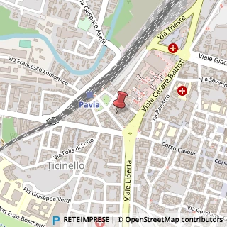 Mappa Viale Vittorio Emanuele II, 19, 27100 Pavia, Pavia (Lombardia)