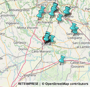 Mappa Viale Vittorio Emanuele II, 27100 Pavia PV, Italia (13.517)