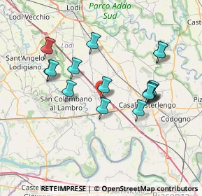 Mappa Livraga, 26814 Livraga LO, Italia (6.94688)