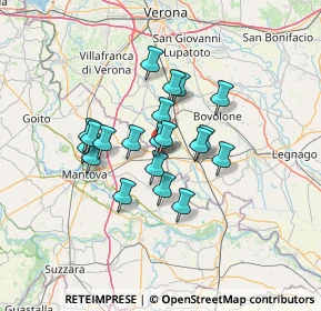 Mappa Via U. La Malfa, 46033 Castel D'ario MN, Italia (10.0395)