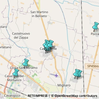 Mappa Via P. Gardinali, 26022 Castelverde CR, Italia (1.81636)