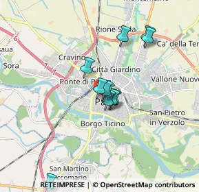 Mappa Piazza Botta Adorno Antoniotto, 27100 Pavia PV, Italia (1.39091)