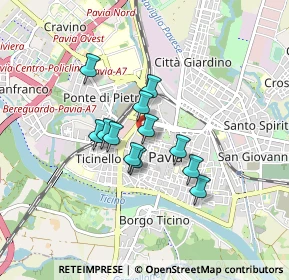 Mappa Piazza Botta Adorno Antoniotto, 27100 Pavia PV, Italia (0.6025)