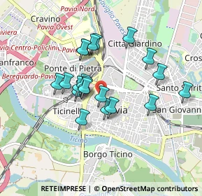 Mappa Piazza Botta Adorno Antoniotto, 27100 Pavia PV, Italia (0.732)