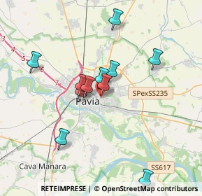 Mappa Via Porro, 27100 Pavia PV, Italia (3.20273)