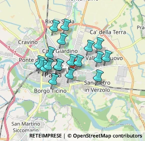 Mappa Via Porro, 27100 Pavia PV, Italia (1.33368)