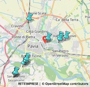 Mappa Via Porro, 27100 Pavia PV, Italia (2.4125)