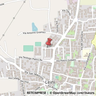 Mappa Via Don G. Olivero, 12, 10040 Leini, Torino (Piemonte)