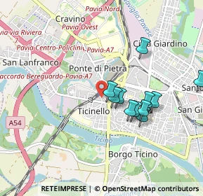 Mappa Via Alessandro Guidi, 27100 Pavia PV, Italia (0.79091)