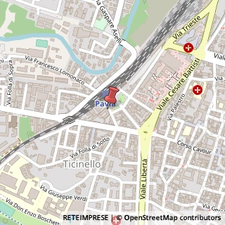 Mappa Piazzale della Stazione, 25, 27100 Pavia, Pavia (Lombardia)