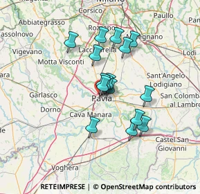Mappa Via Vincenzo Monti, 27100 Pavia PV, Italia (10.5325)