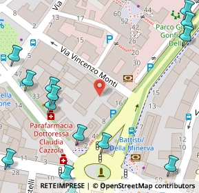 Mappa Via Vincenzo Monti, 27100 Pavia PV, Italia (0.122)