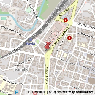 Mappa Viale Vittorio Emanuele II, 3, 27100 Pavia, Pavia (Lombardia)