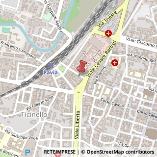 Mappa Via Vincenzo Monti, 8, 27100 Pavia, Pavia (Lombardia)