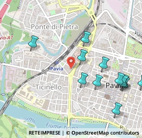 Mappa Via Vincenzo Monti, 27100 Pavia PV, Italia (0.58917)