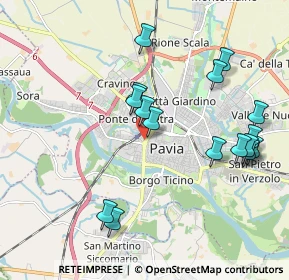 Mappa Via Vincenzo Monti, 27100 Pavia PV, Italia (2.06938)