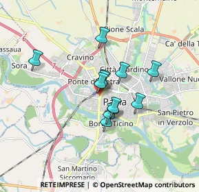 Mappa Via Vincenzo Monti, 27100 Pavia PV, Italia (1.1875)
