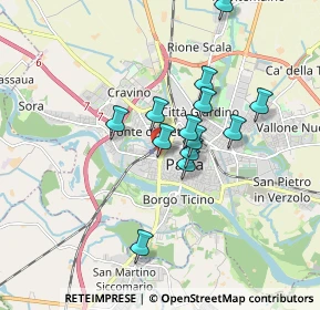 Mappa Via Vincenzo Monti, 27100 Pavia PV, Italia (1.38538)