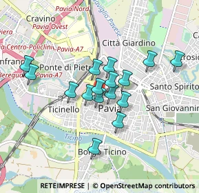Mappa Via Sant Invenzio, 27100 Pavia PV, Italia (0.68438)