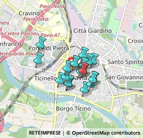 Mappa Via Andrea Alciato, 27100 Pavia PV, Italia (0.518)