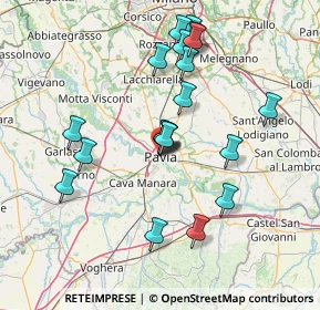 Mappa Via Sant Invenzio, 27100 Pavia PV, Italia (14.1675)