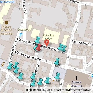 Mappa Via Andrea Alciato, 27100 Pavia PV, Italia (0.06875)