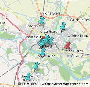 Mappa Via Andrea Alciato, 27100 Pavia PV, Italia (1.35727)