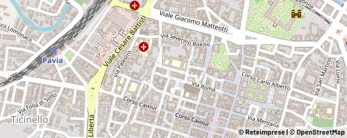 Mappa Pavia