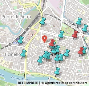 Mappa Via Sant Invenzio, 27100 Pavia PV, Italia (0.5345)