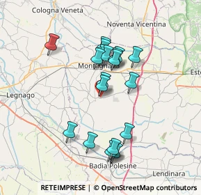 Mappa Via Roma, 35040 Casale di Scodosia PD, Italia (6.4)