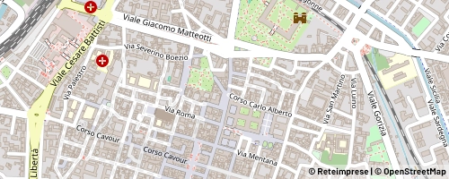 Mappa Pavia