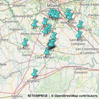 Mappa Piazza Italia, 27100 Pavia PV, Italia (14.304)